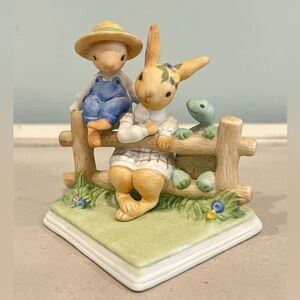 TINY TALK FRIENDS FOREVER BUNNY TUTRLE SQUIRREL FIGURINE